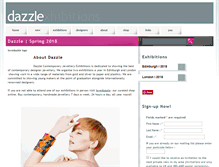 Tablet Screenshot of dazzle-exhibitions.co.uk